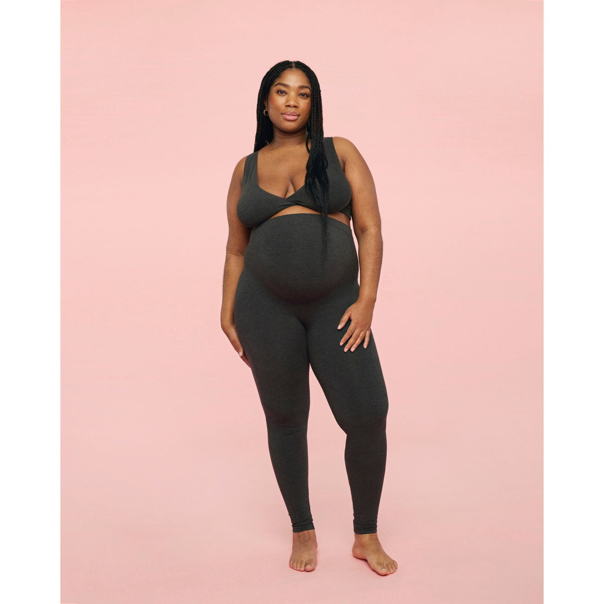 momkind Charcoal Gravid Leggings