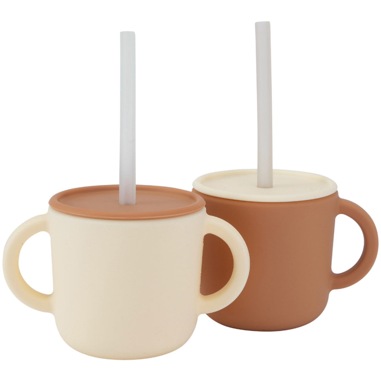 By Lille Vilde Terra & Cream Cups W/lids 2pcs