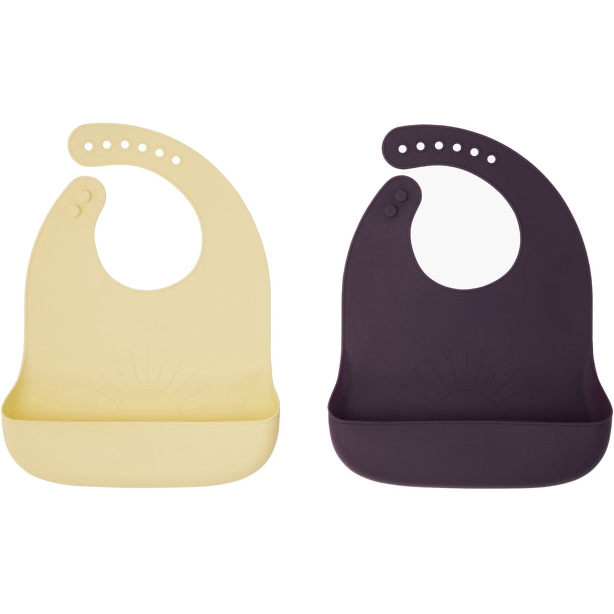 By Lille Vilde Vanilla & Plum Bibs - Sun 2pcs