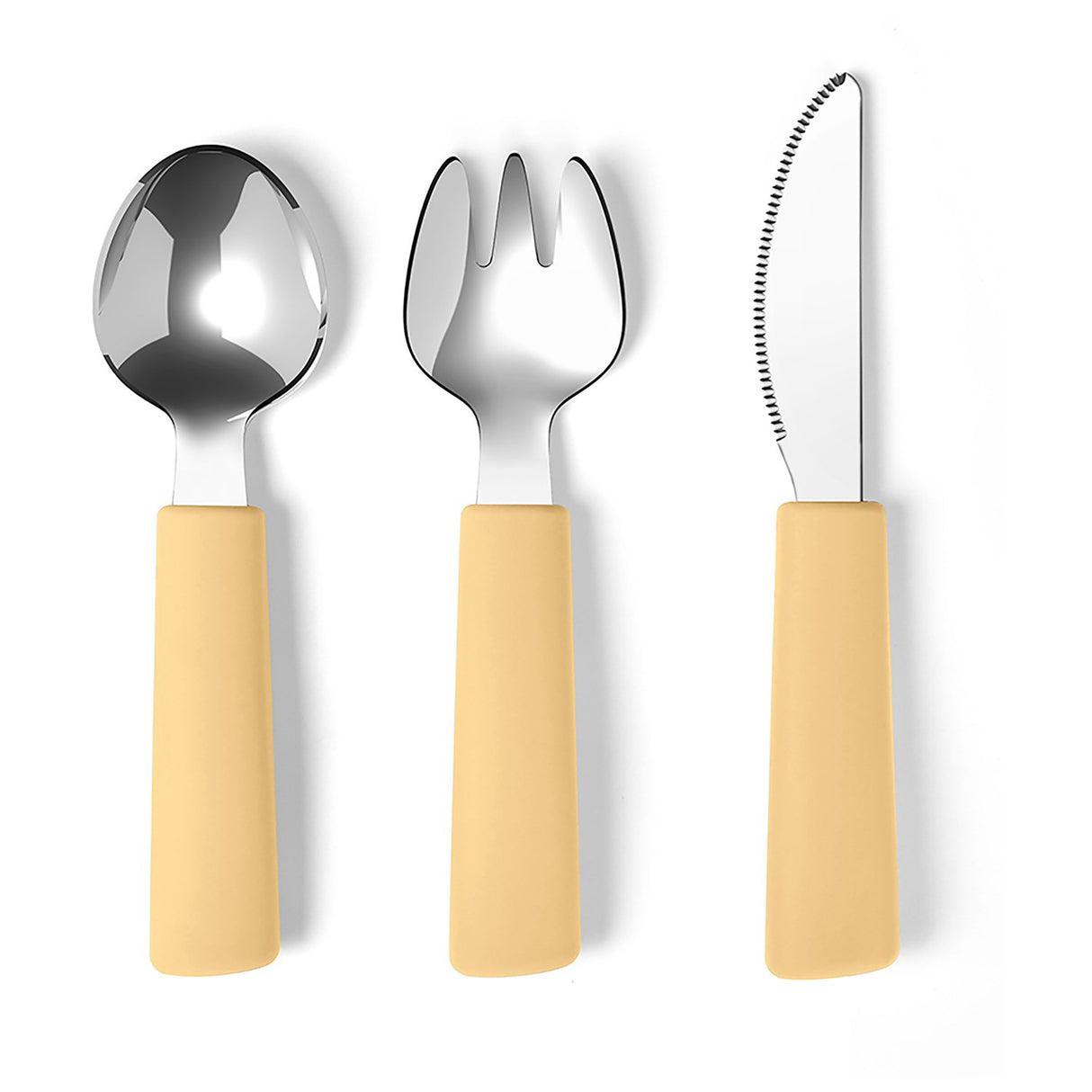 By Lille Vilde Vanilla Cutlery - Toddler 3pcs