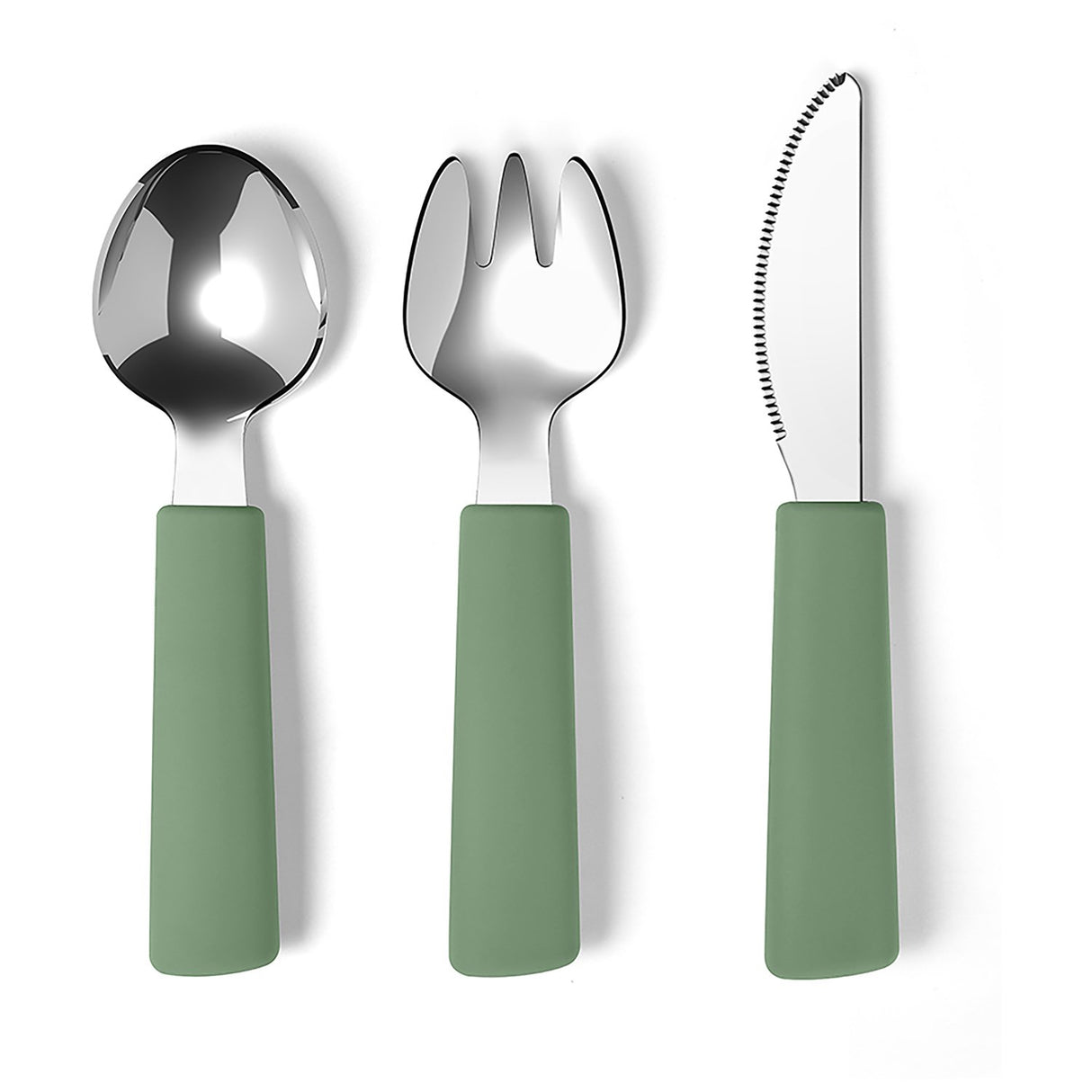 By Lille Vilde Sage Cutlery - Toddler 3pcs