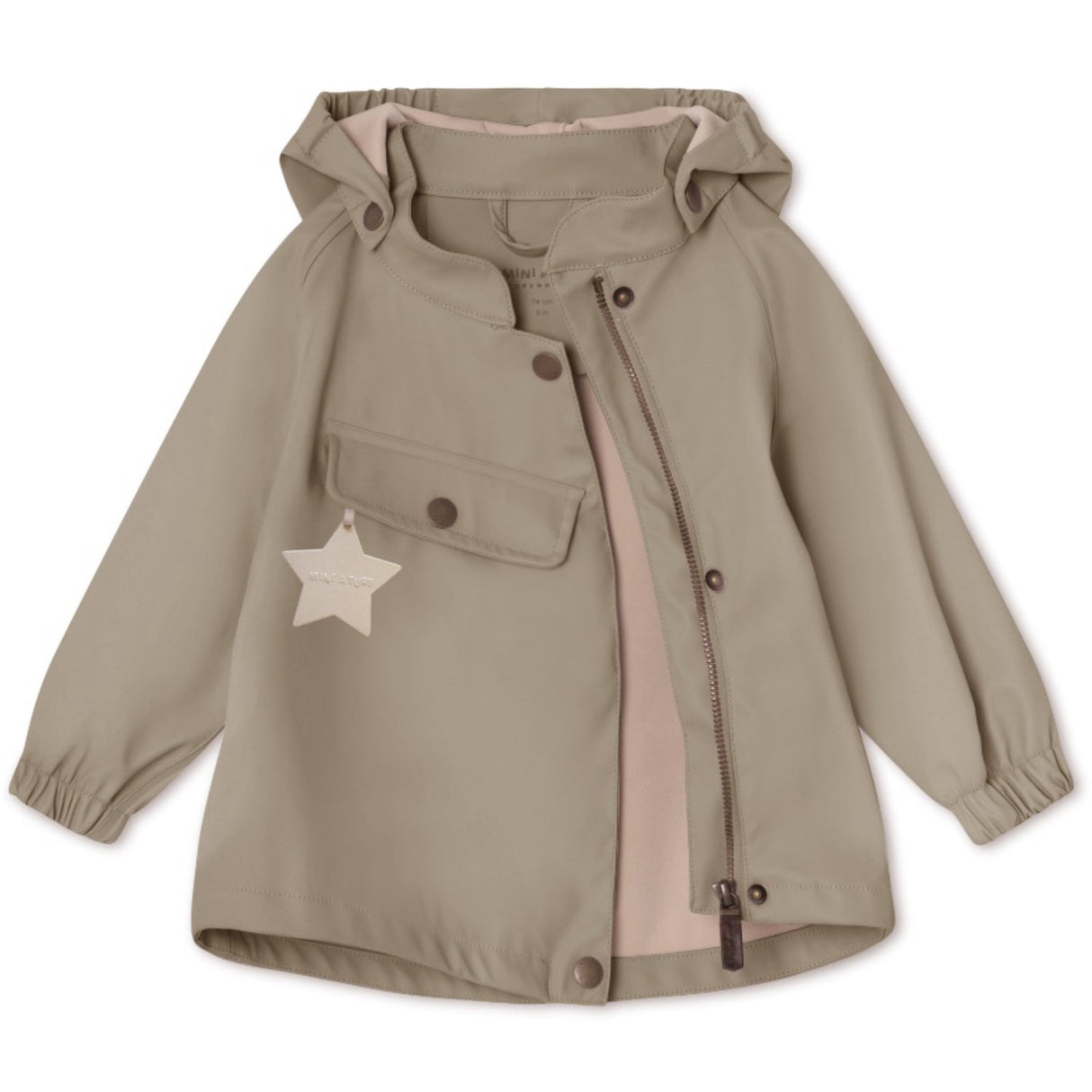 Mini A ture Grey Brown Wainis Rain Set. GRS