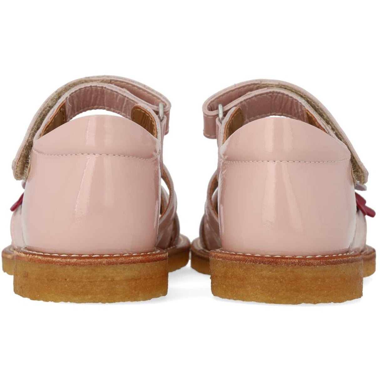 Angulus Rosebud Sandal with Multicolored Floral Appliques