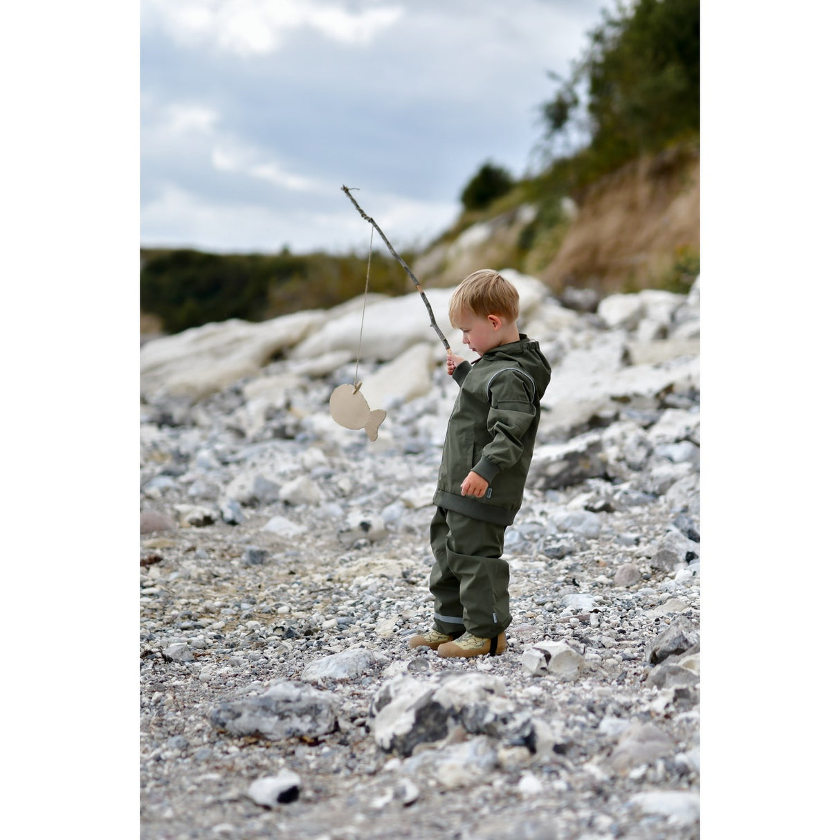 Mikk-Line Dusty Olive Shell Jacket