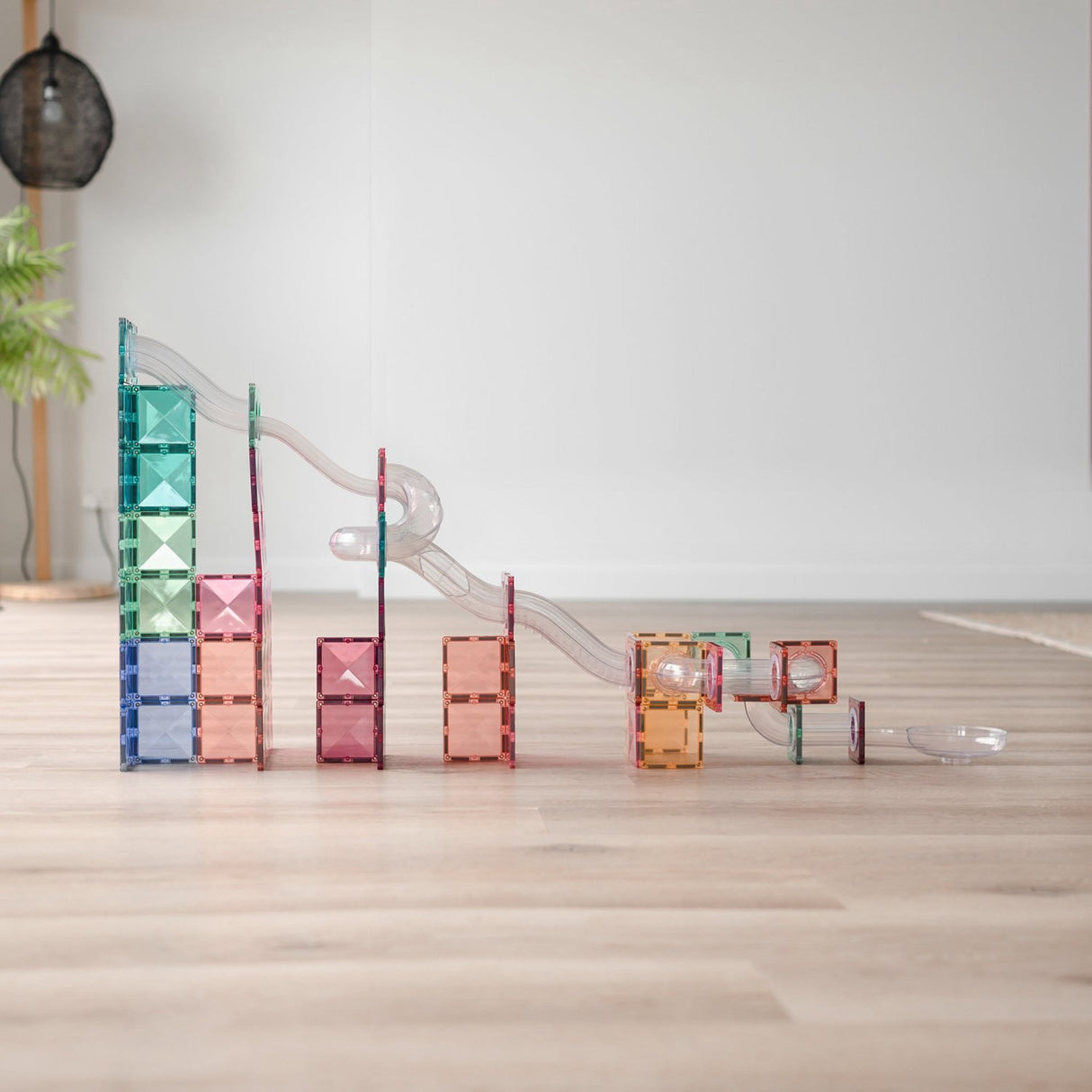 Connetix Pastel Ball Run Expansion Pack 80 Pieces