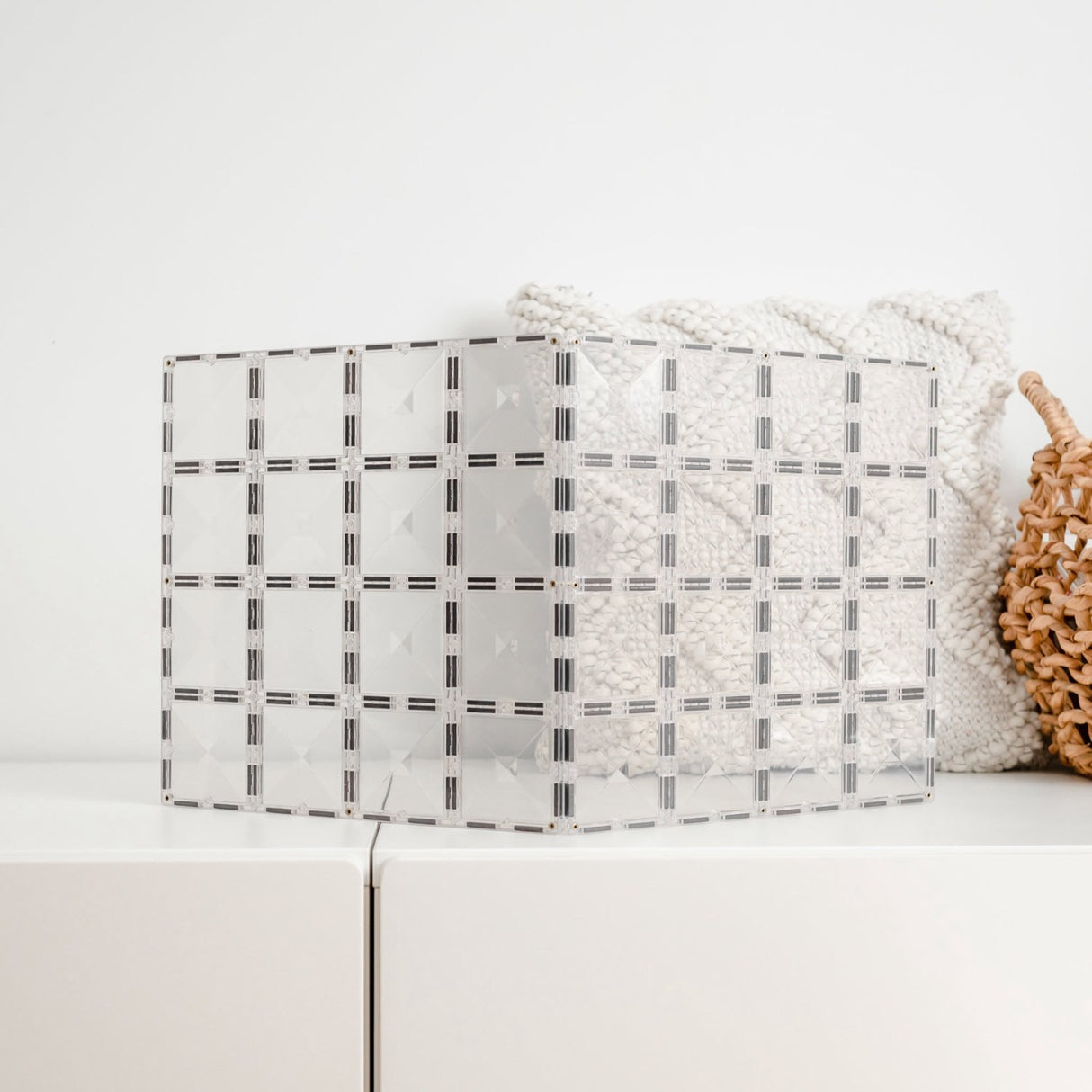 Connetix Clear Base Plate Pack 2 Pieces