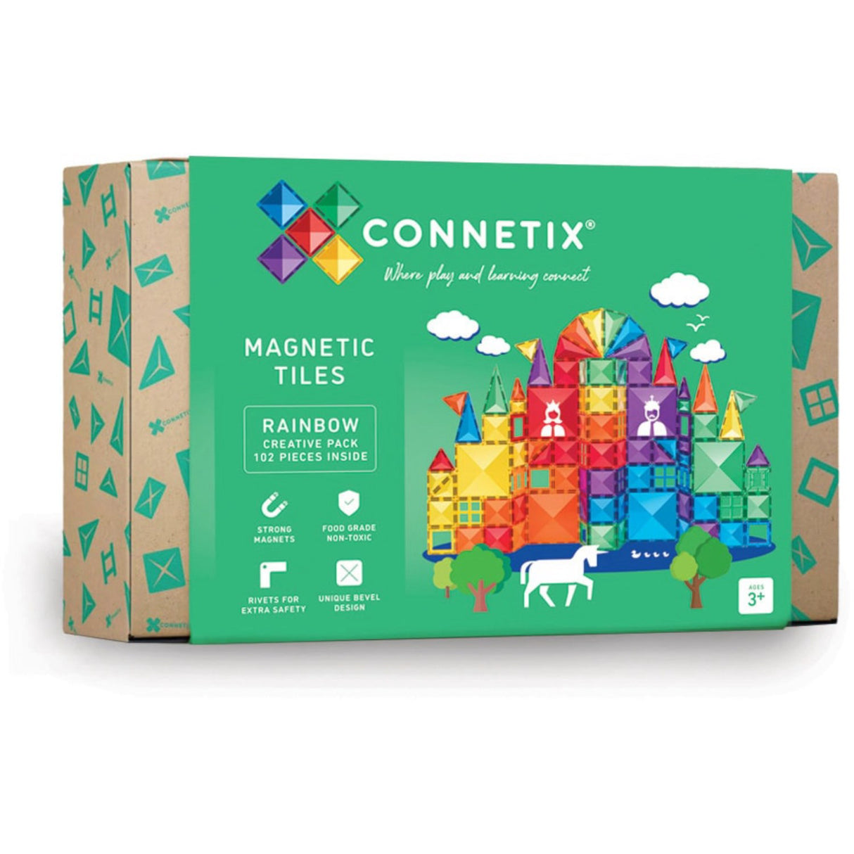 Connetix Rainbow Creative Pack 102 Pieces
