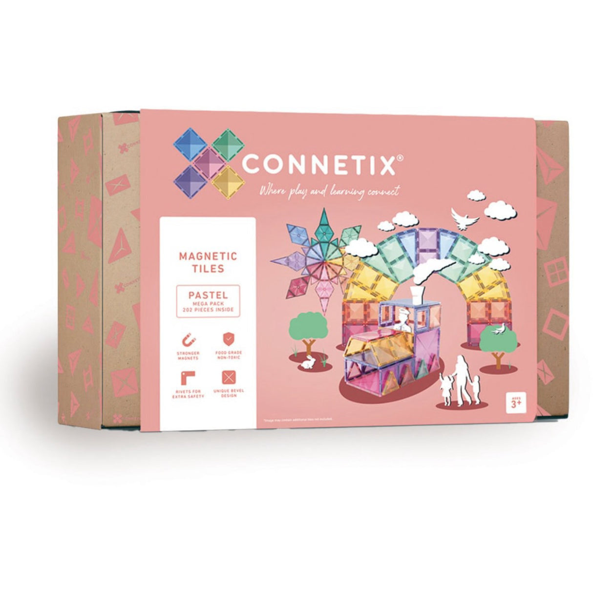 Connetix Pastel Mega Pack 202 Pieces
