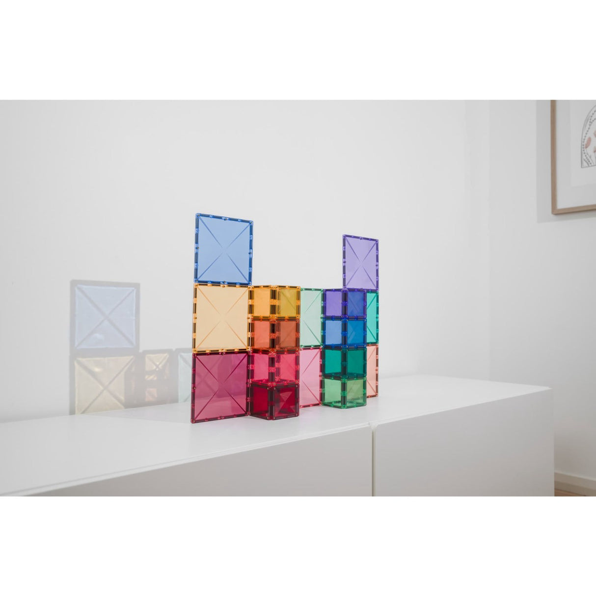 Connetix Pastel Square Pack 40 Pieces