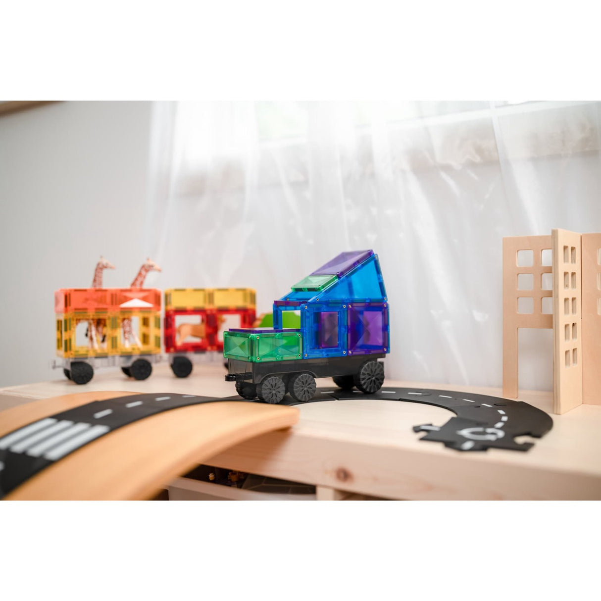 Connetix Rainbow Transport Pack 50 Pieces