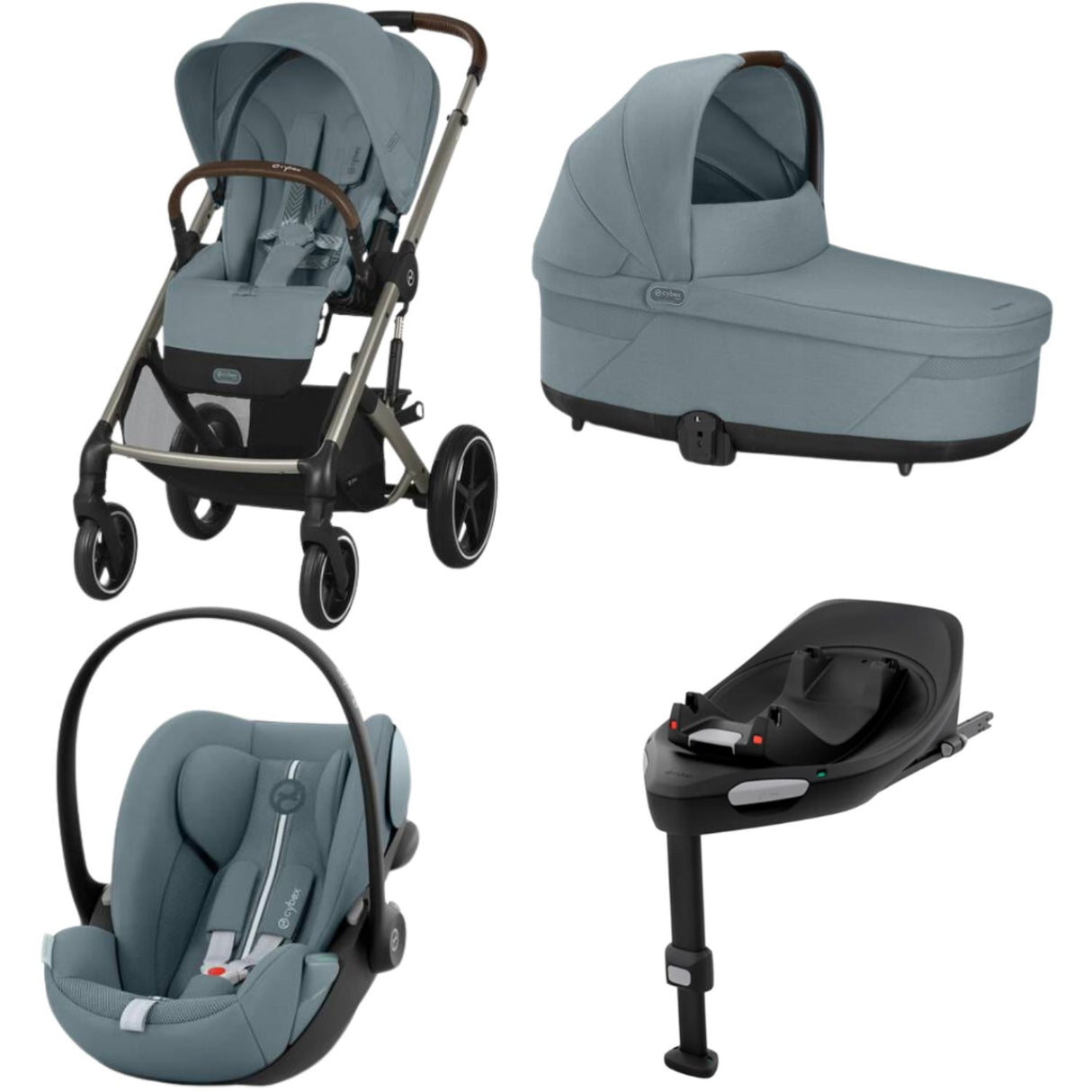 Cybex Stormy Blue Balios S Lux Bundle