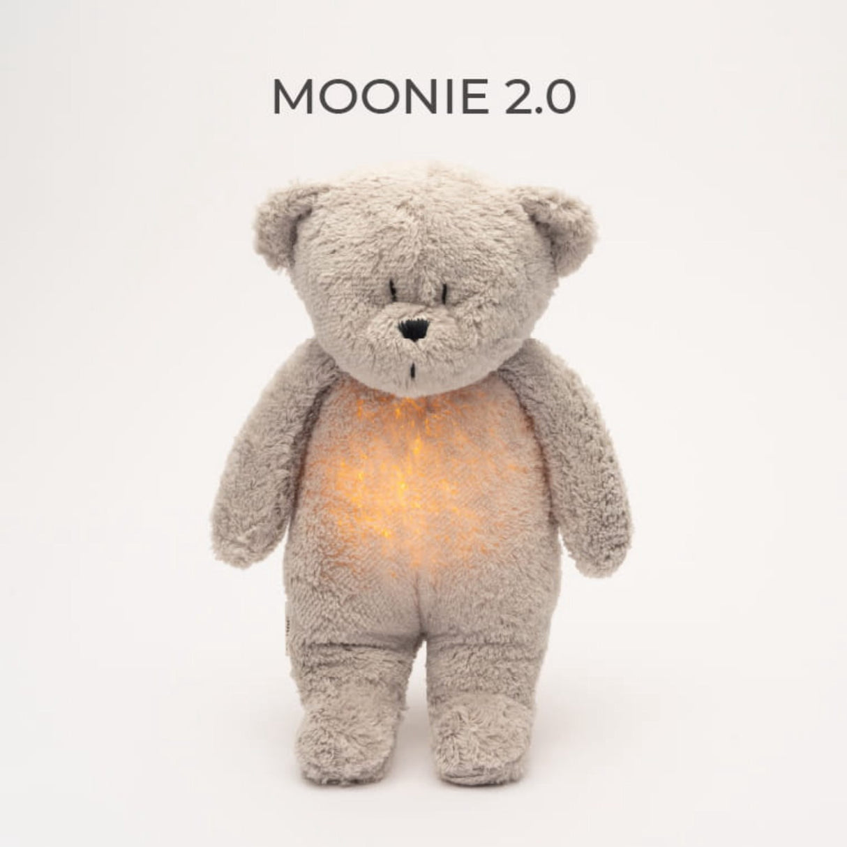 Moonie Gray 2.0 Organic Humming Bear With A Lamp