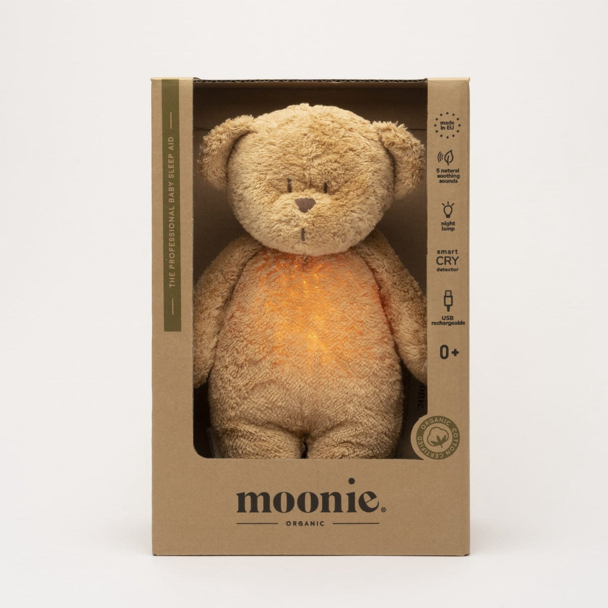 Moonie Cappucino 2.0 Organic Humming Bear With A Lamp