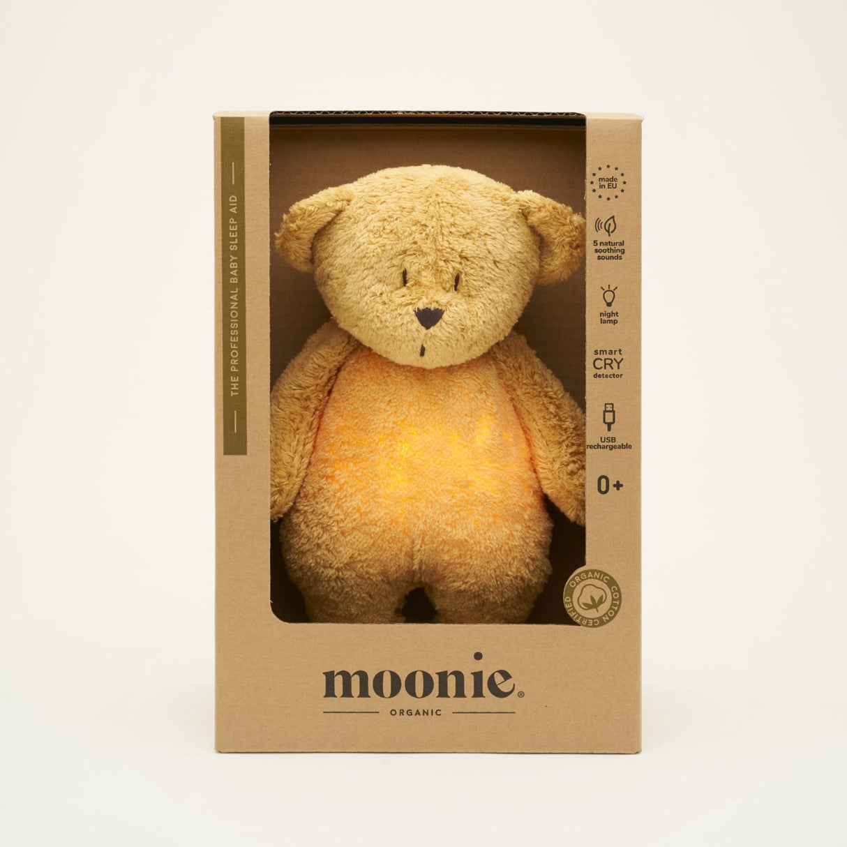 Moonie Honey 2.0 Organic Humming Bear With A Lamp