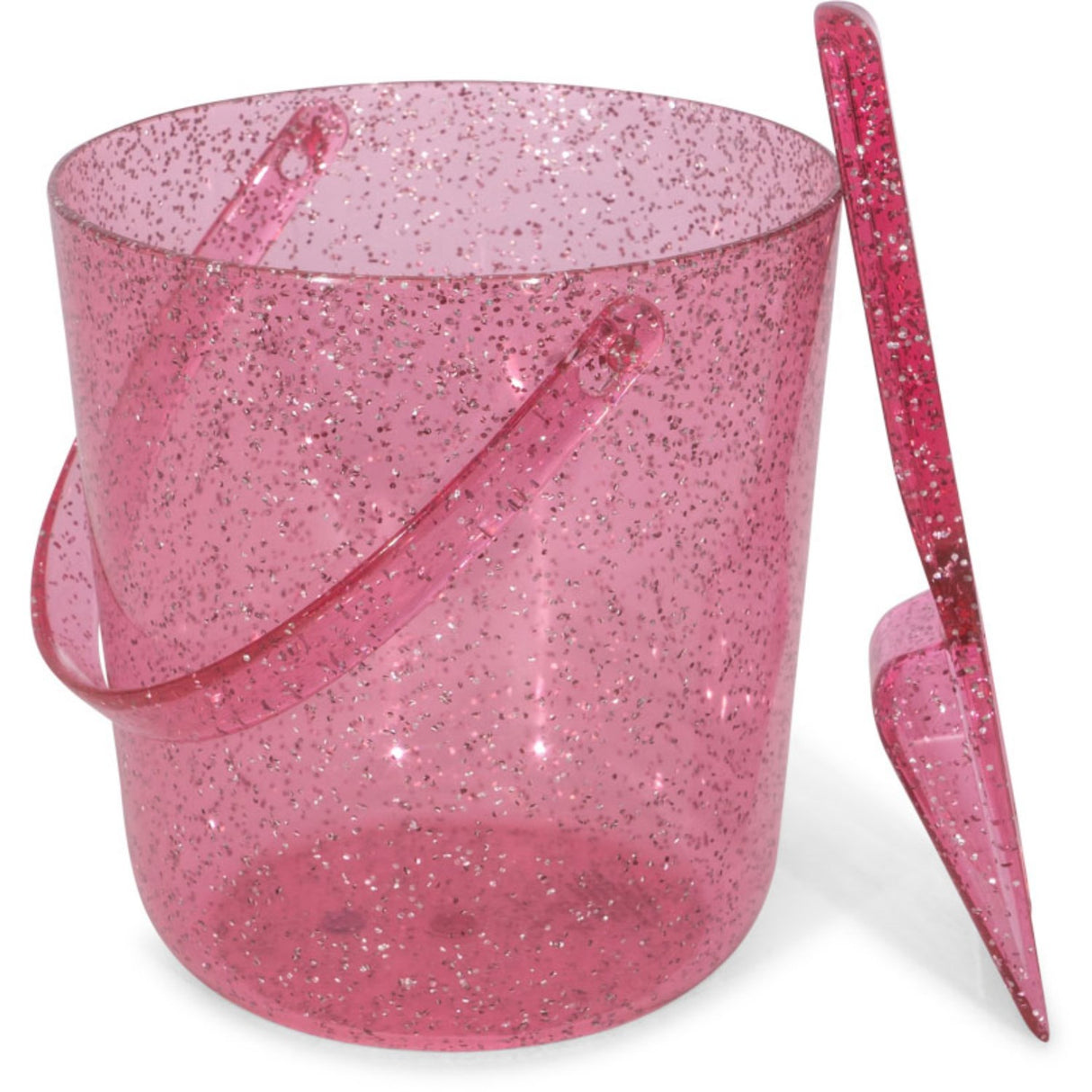 Konges Sløjd Sparkling Pink Beach Bucket And Shovel Glitter
