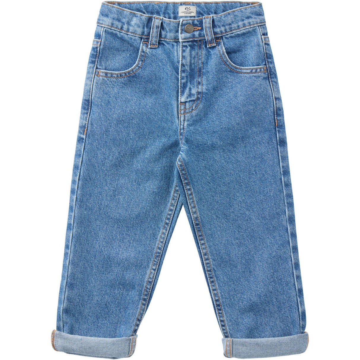 Copenhagen Colors Indigo Blue Washed Organic Junior Jeans Regular Fit