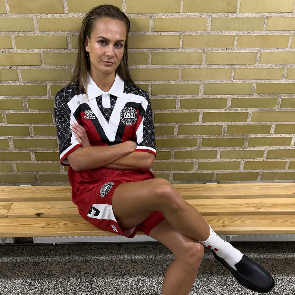 Hummel Tango Red DBU x Rotate Woman 25 Home T-Shirt S/S Ki