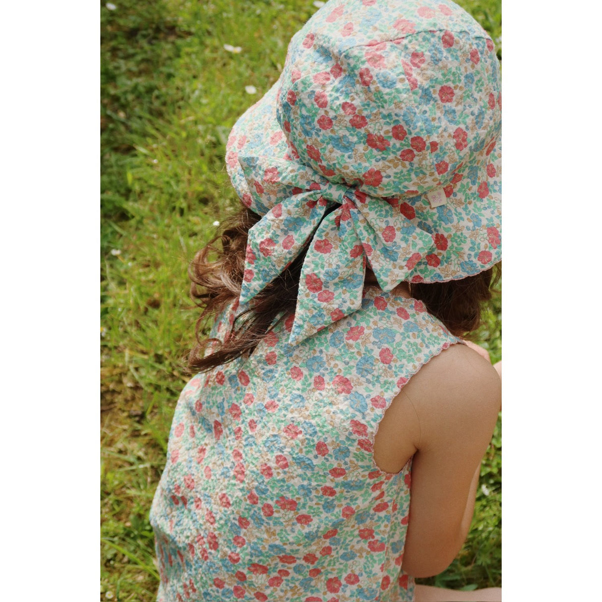 Konges Sløjd Fiola Elin Bow Sun hat Gots