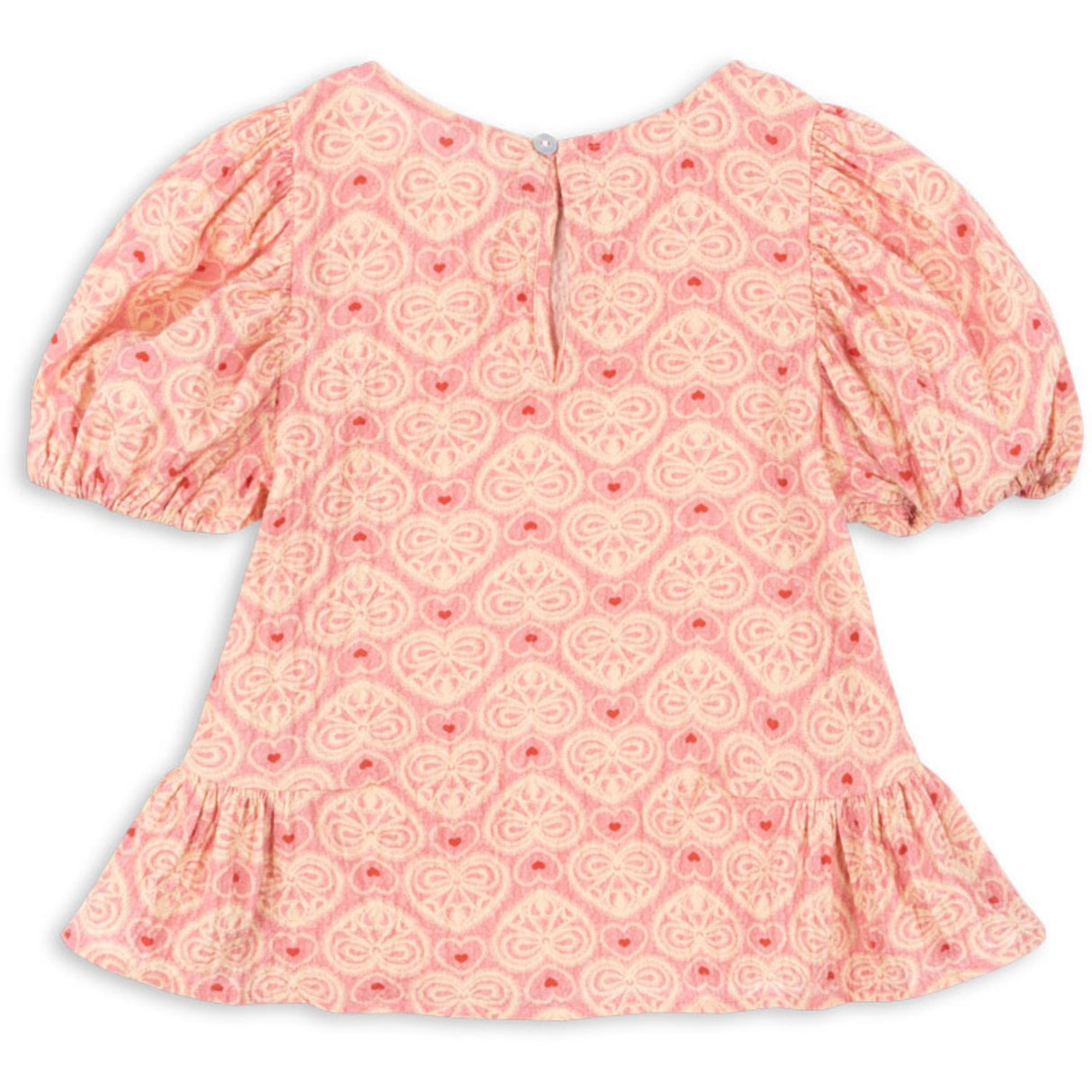 Konges Sløjd Lacy Pink Ava Ss Blouse Gots