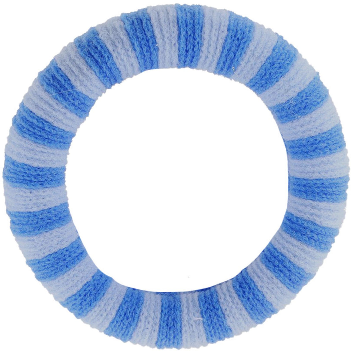 Bow's by Stær Ea Hair Elastic - Light Blue/Blue Striped 6-pack