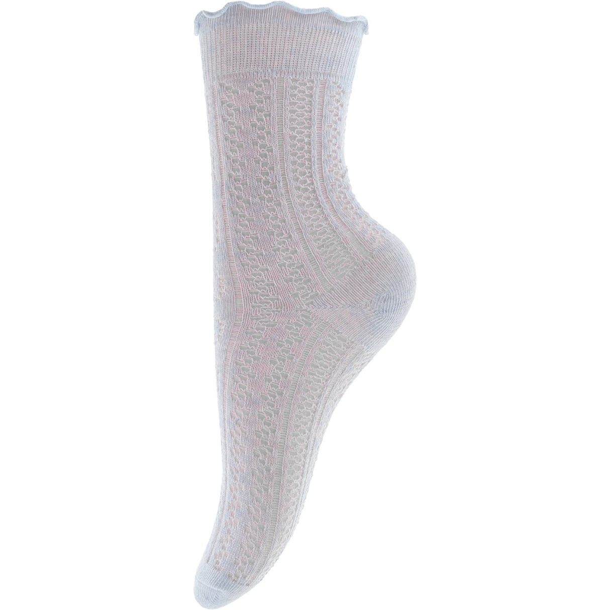 Bow's by Stær Socks - Onesize - Ruffle Light Blue