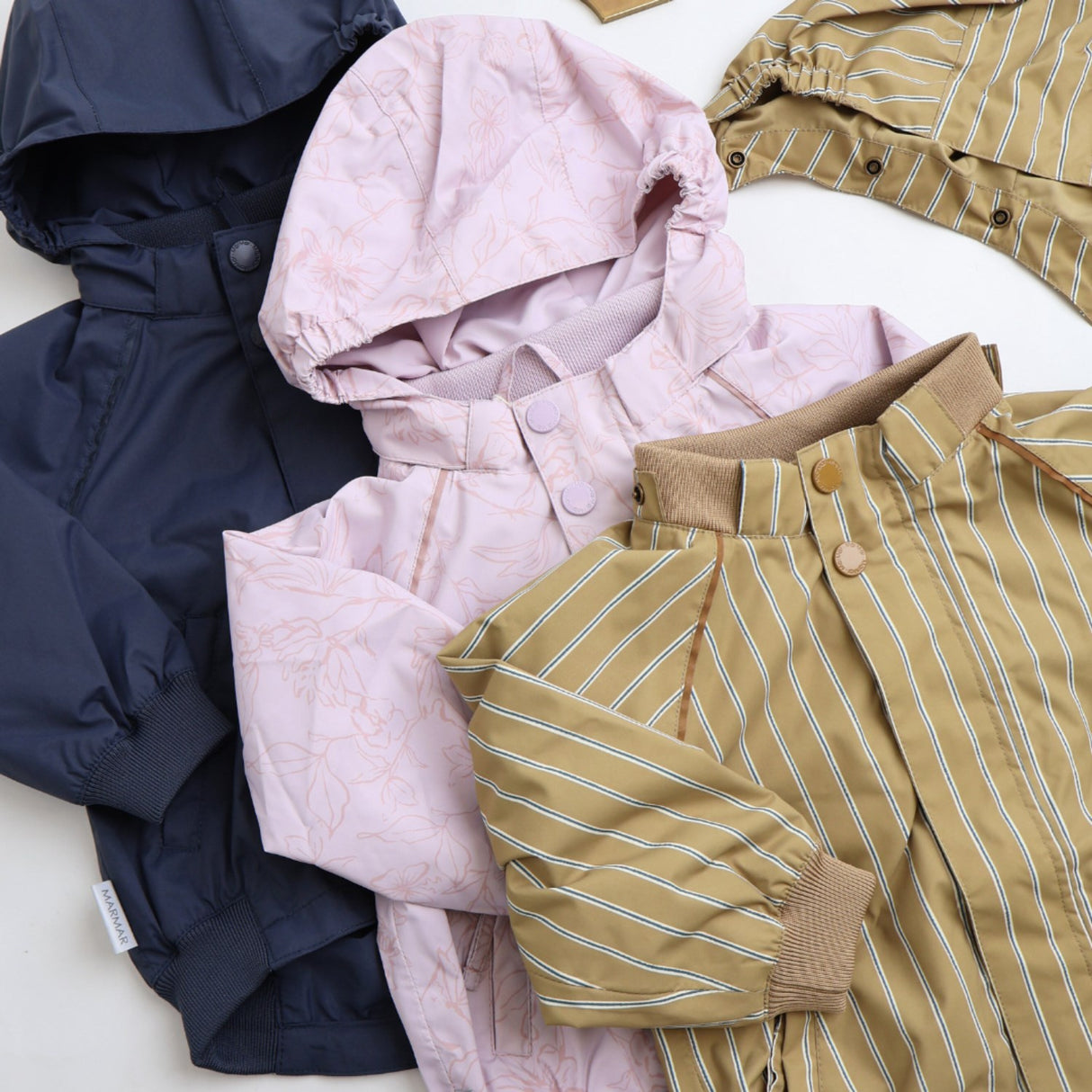 MarMar Tech. Summer Outerwear Sea Forest Stripe Olio Jacket Outerwear
