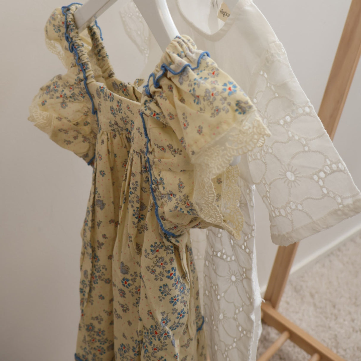 That's Mine Sprinkles Hearts Yellow Celina Dress