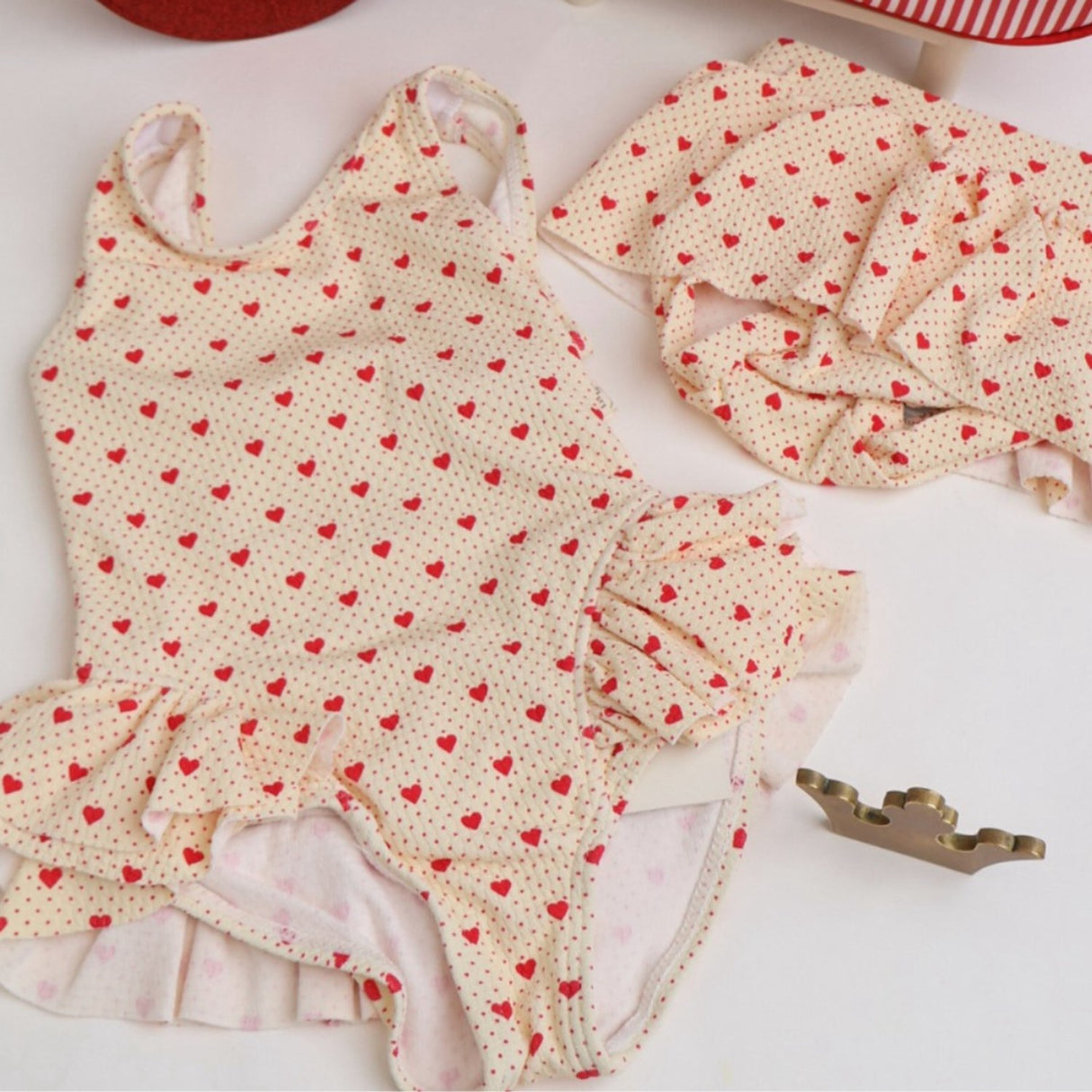 That's Mine Lots Of Love Red Safina Swimsuit