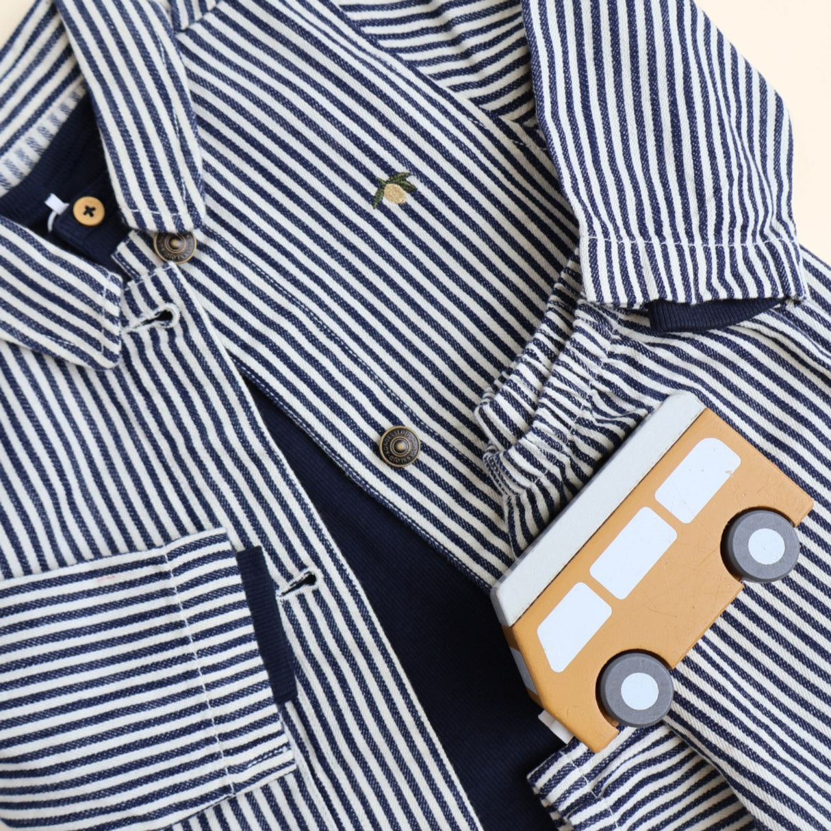 Konges Sløjd Naval Stripe Fender Jacket Gots