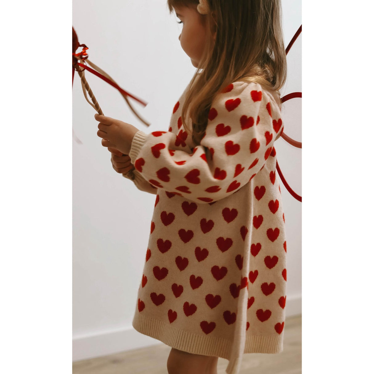 Fliink Pompeian Red/ Sandshell Alon Heart Dress