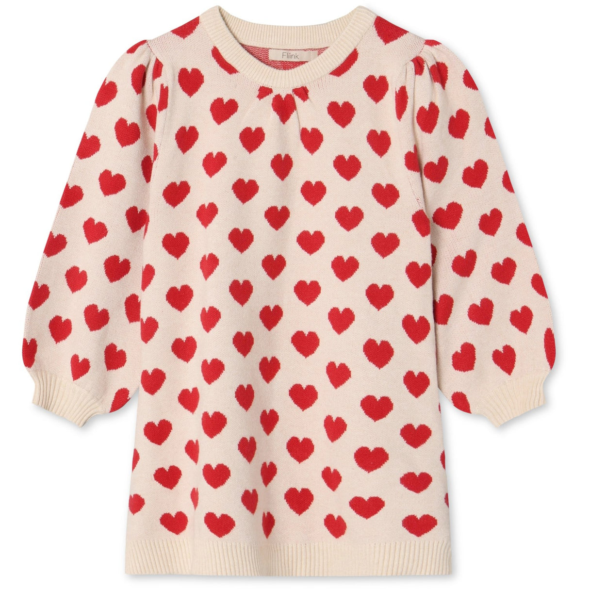 Fliink Pompeian Red/ Sandshell Alon Heart Dress