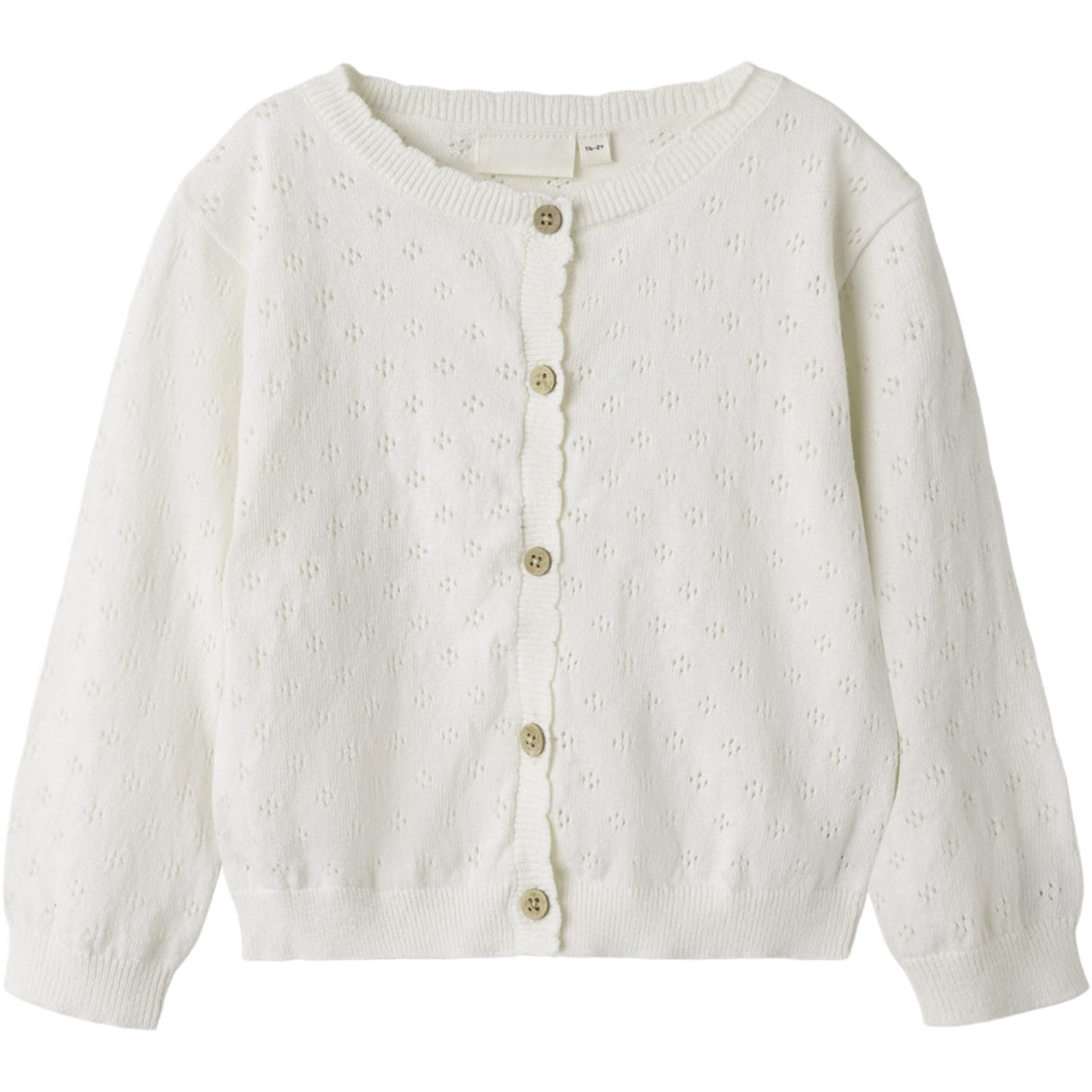 Lil'Atelier Coconut Milk Gliva Ivo Knit Cardigan