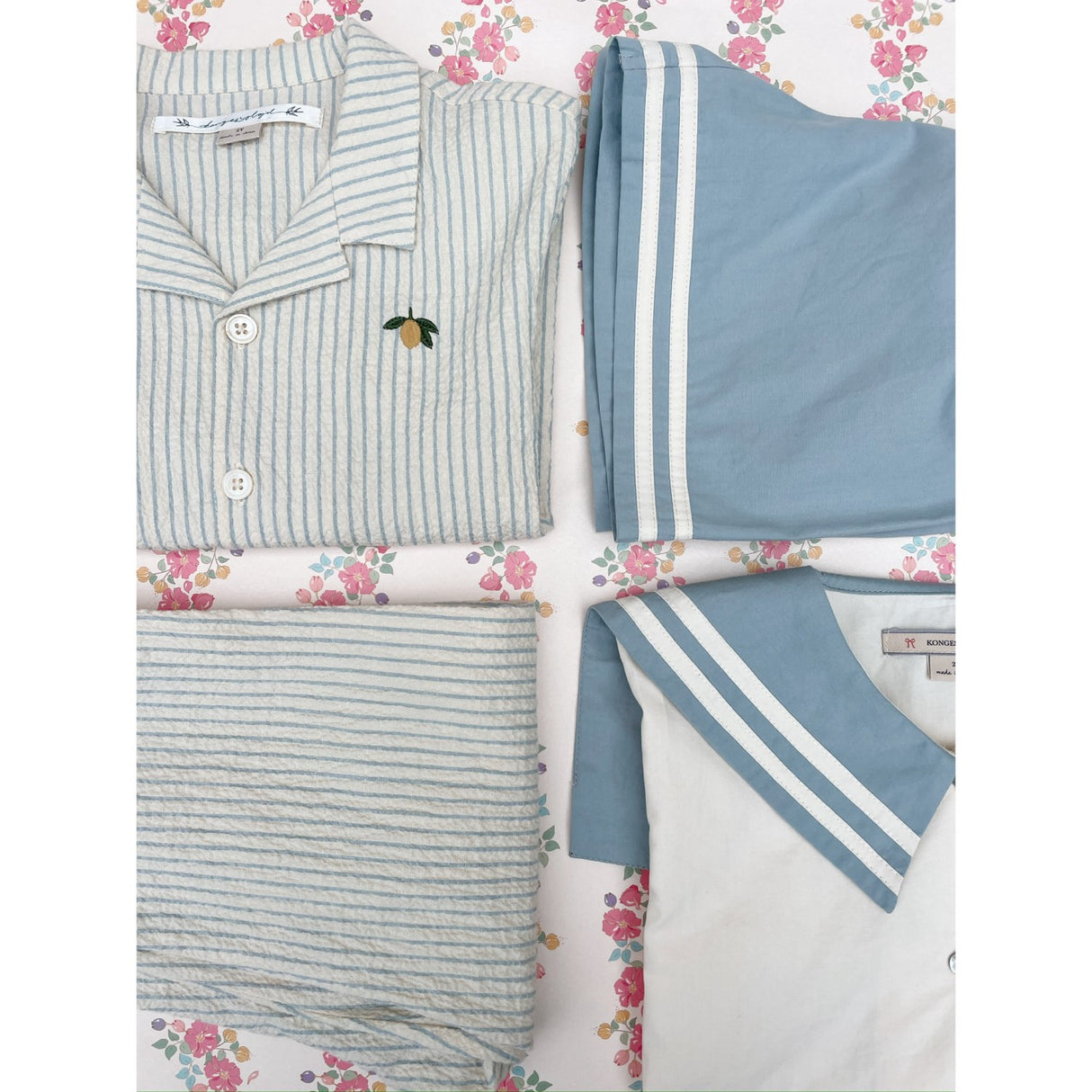 Konges Sløjd Ashley Blue Celebration Sailor Shirt GOTS