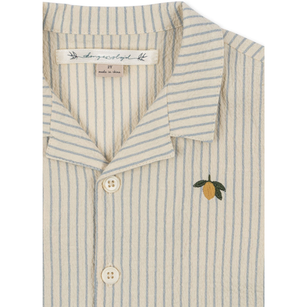 Konges Sløjd Cloud Stripe Celebration Elliot Ss Shirt GOTS