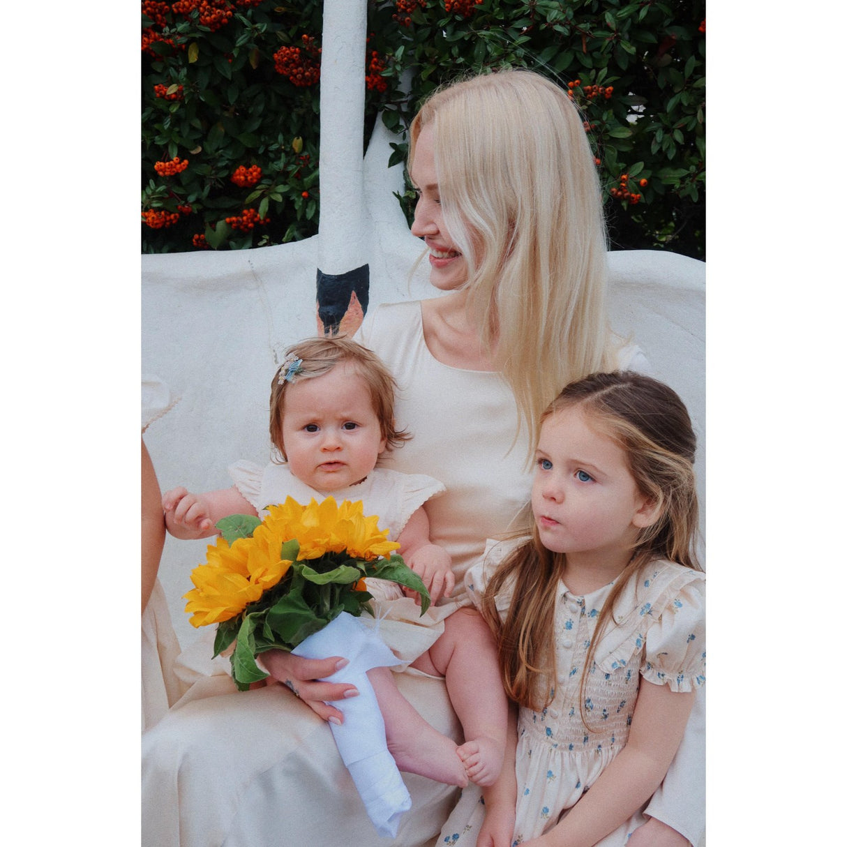 Konges Sløjd Rosa Bleu Celebration Sheeny Smock Dress