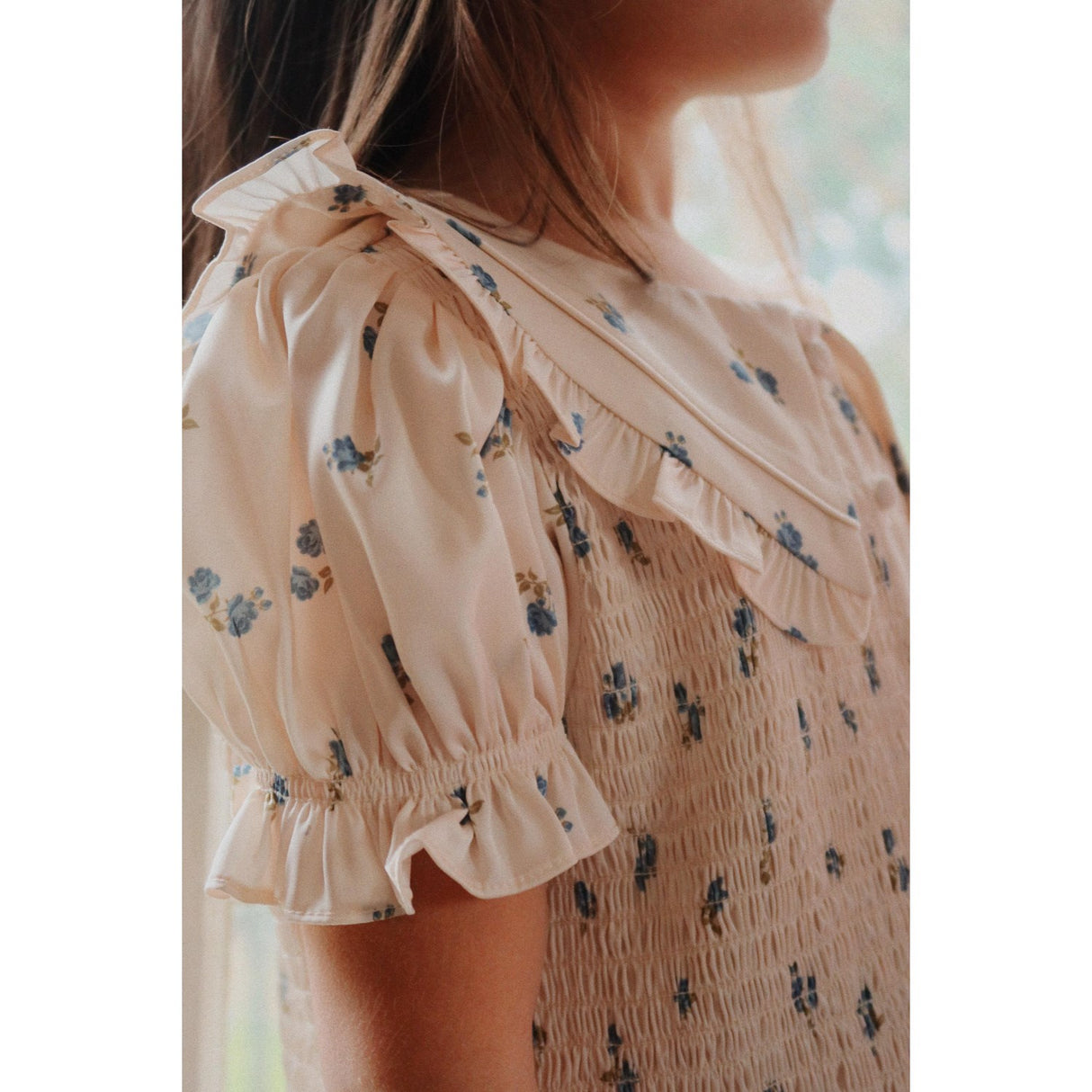 Konges Sløjd Rosa Bleu Celebration Sheeny Smock Dress