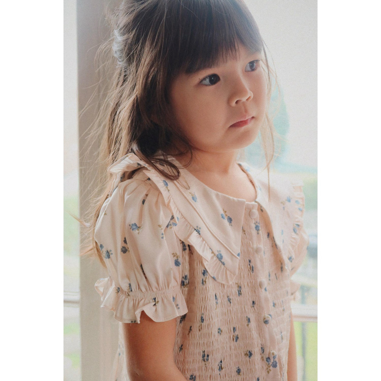 Konges Sløjd Rosa Bleu Celebration Sheeny Smock Dress