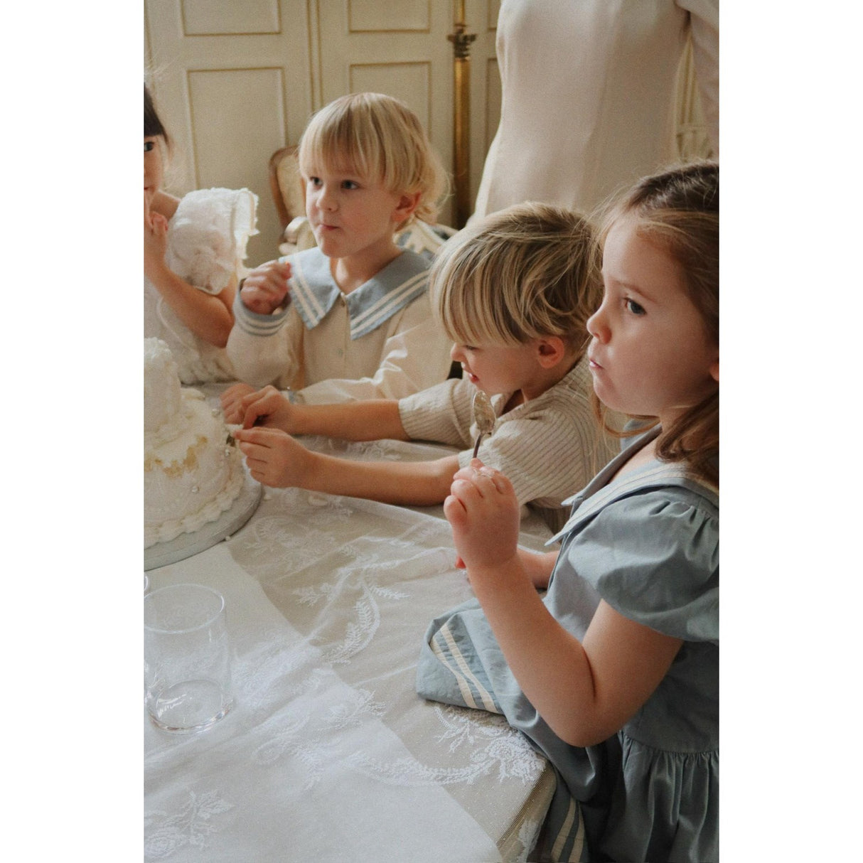 Konges Sløjd Ashley Blue Celebration Sailor Shirt GOTS