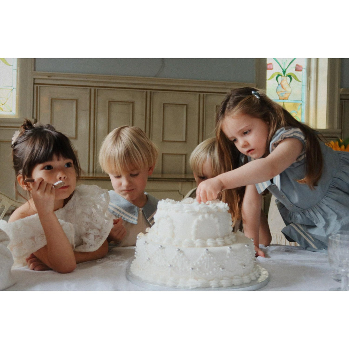 Konges Sløjd Ashley Blue Celebration Allie Sailor Dress GOTS