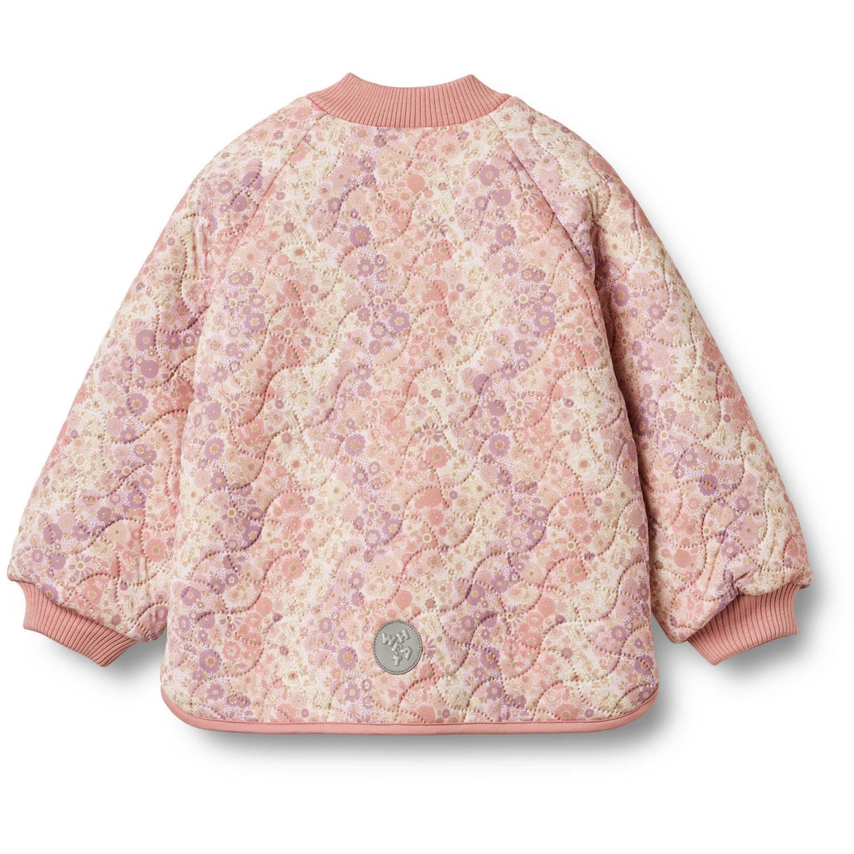 Wheat Lilac Flower Rainbow Reversible Thermo Jacket Lake