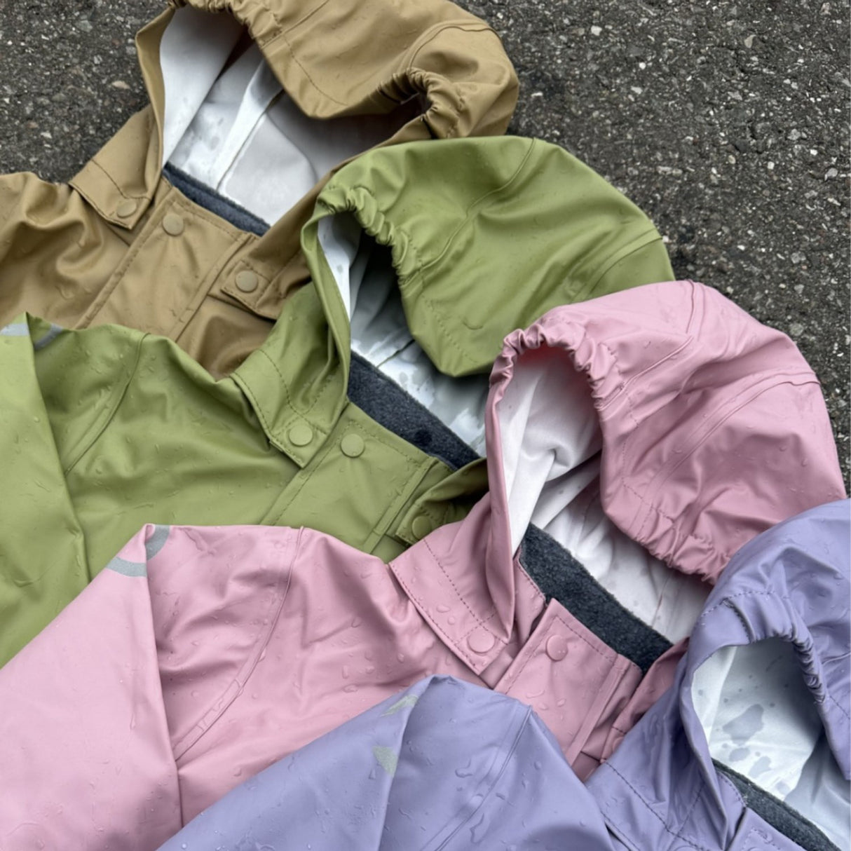 Mikk-Line Sage No Suspenders PU Rain Recycled