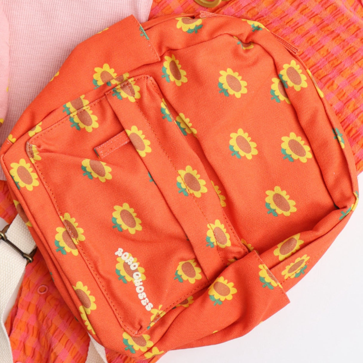 Bobo Choses Red Sunflower All Over Backpack