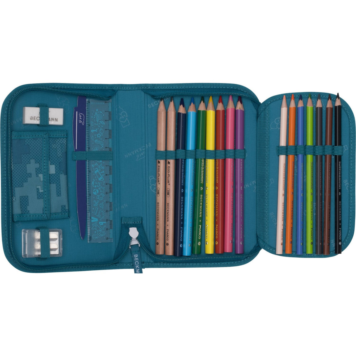 Beckmann Jungle Game Et-lags Pencil Case M/Indhold