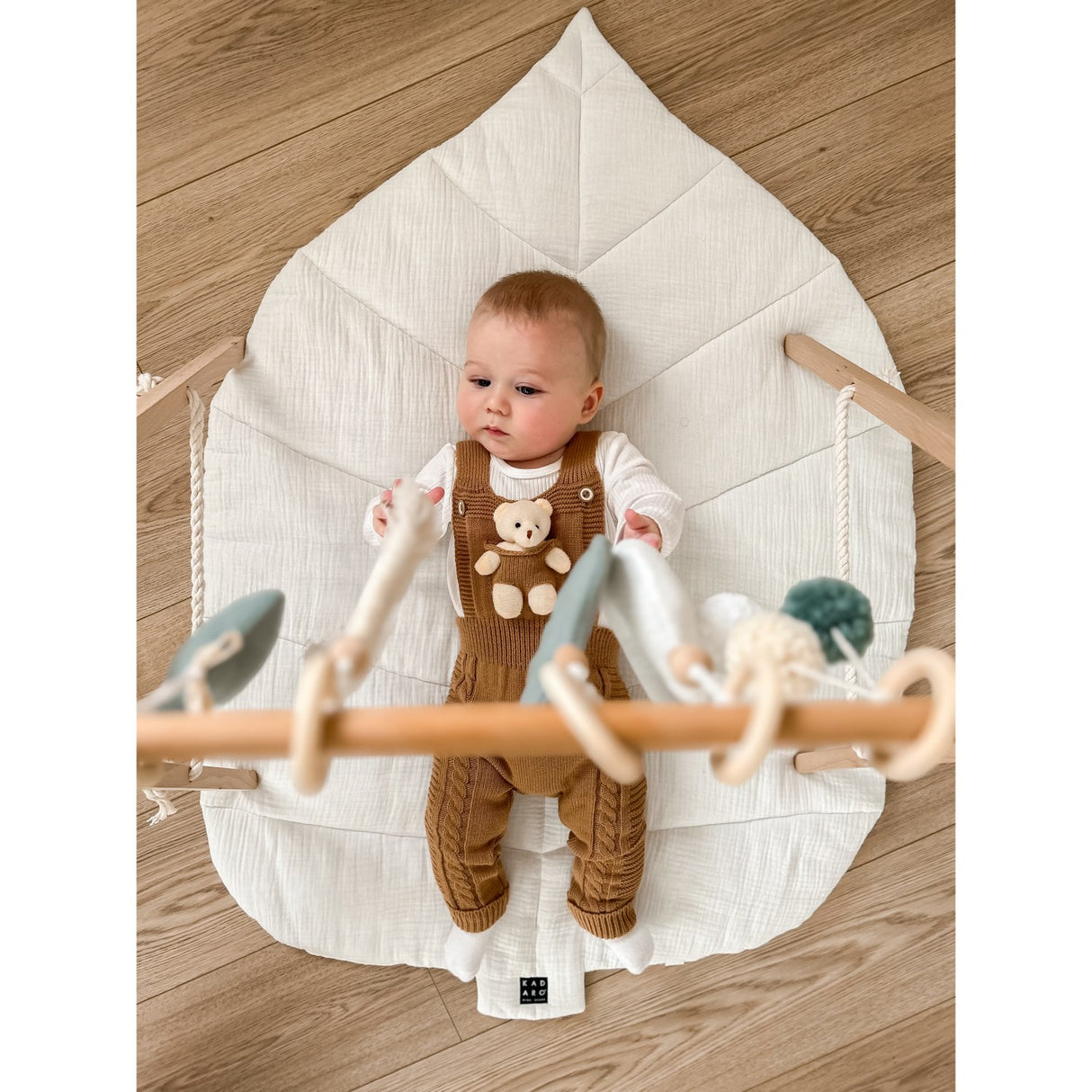 Woobiboo With Mint Baby Gym With Hangers