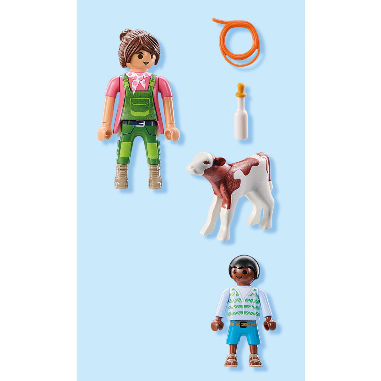 Playmobil® Farmer With Calf