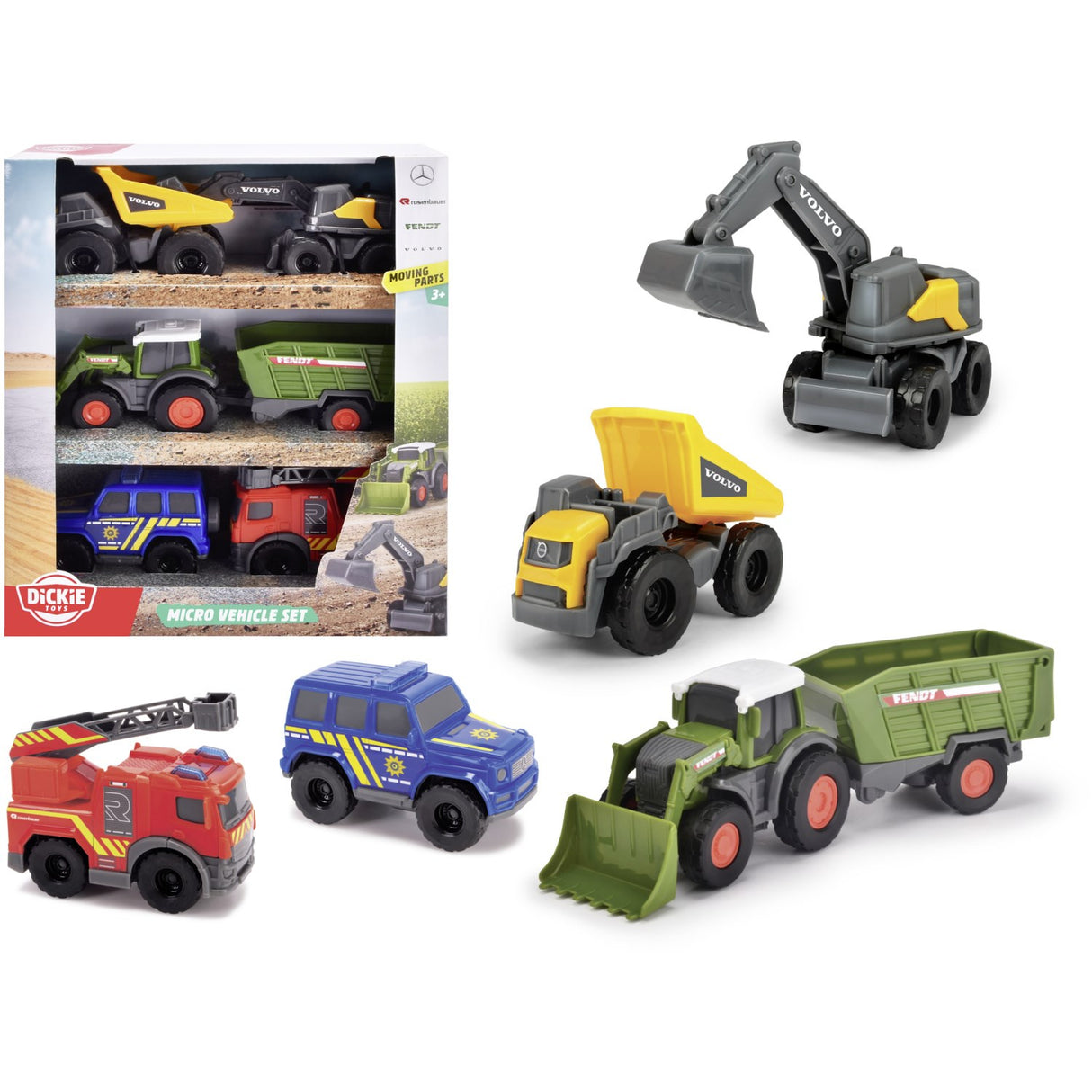 Dickie Toys Mini Toy Cars 5-Pack