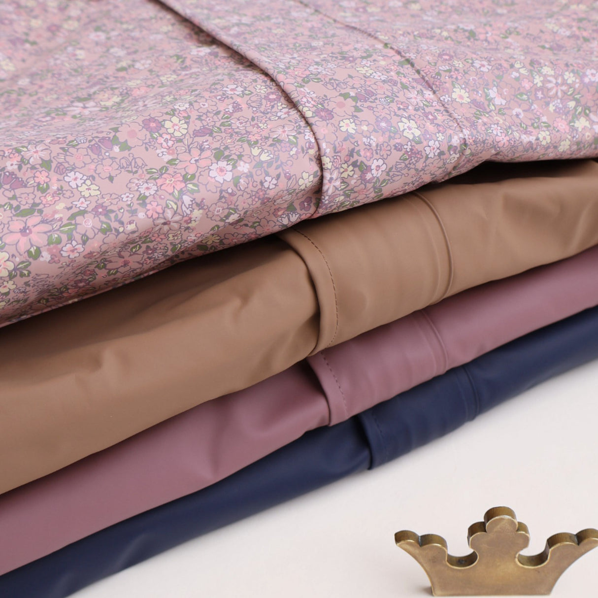 Wheat Powder Flower Meadow Rainwear Chardy Jacket