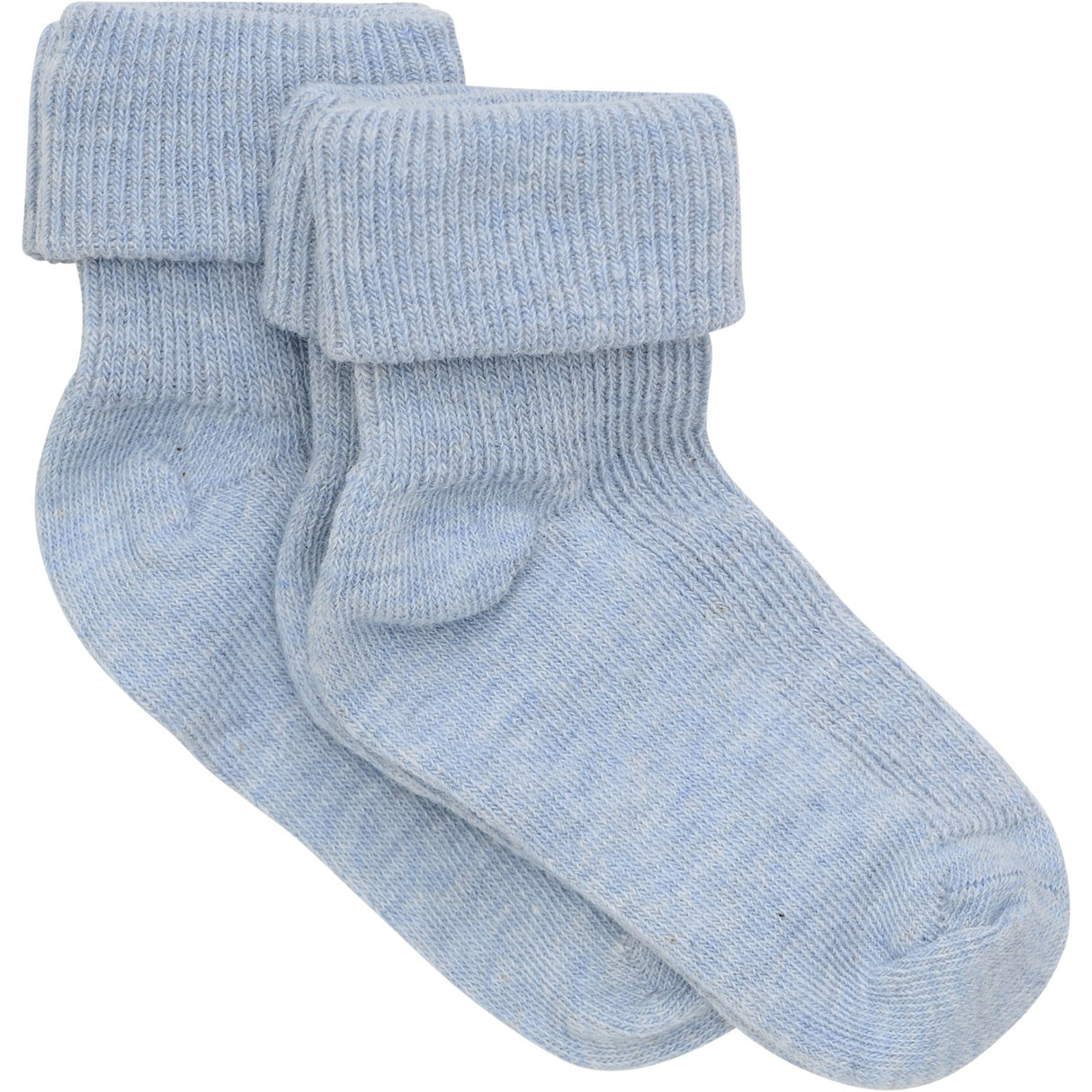 Minymo Winter Sky Baby Rib Sock With Fold 2-Pack