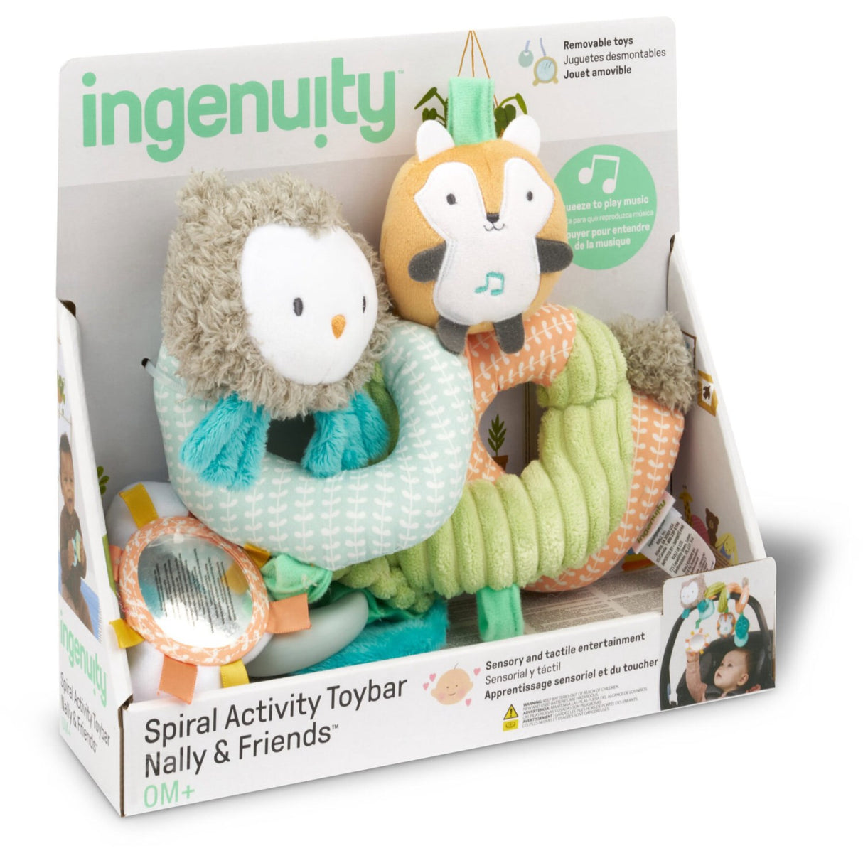 Ingenuity Nally & Friends™ Spiral Activity Toy Bar