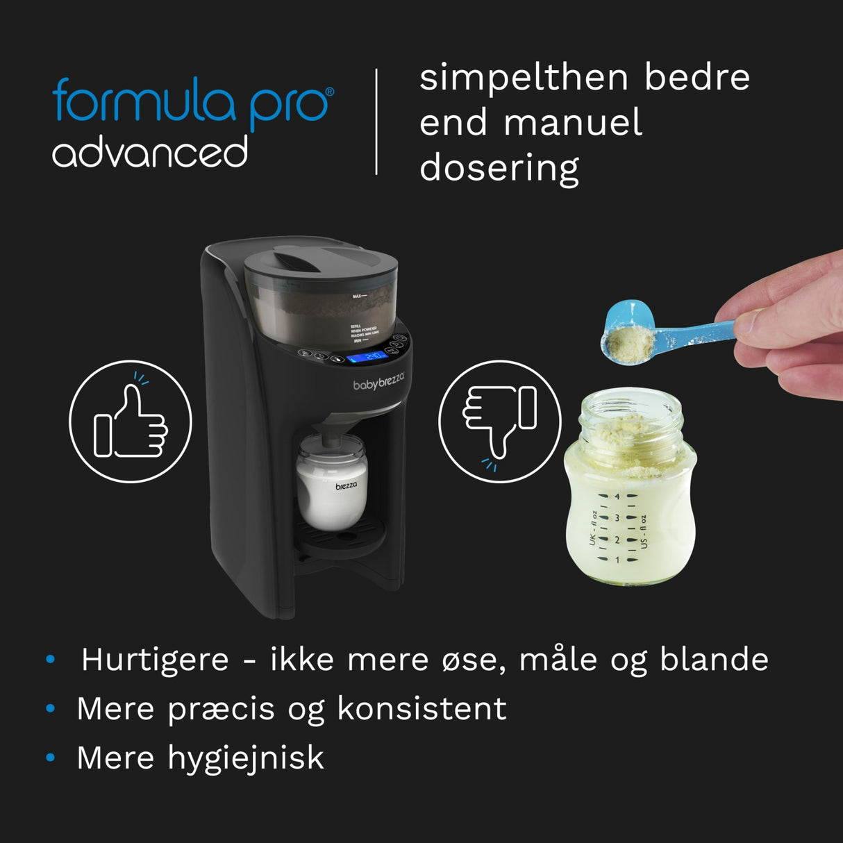 Baby Brezza Black Formula Pro Advanced